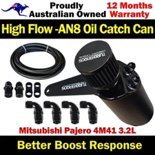 Turbo Pros High Flow -AN8 Oil Catch Can For Ford Falcon XR6 BA/BF/FG Barra 4.0L