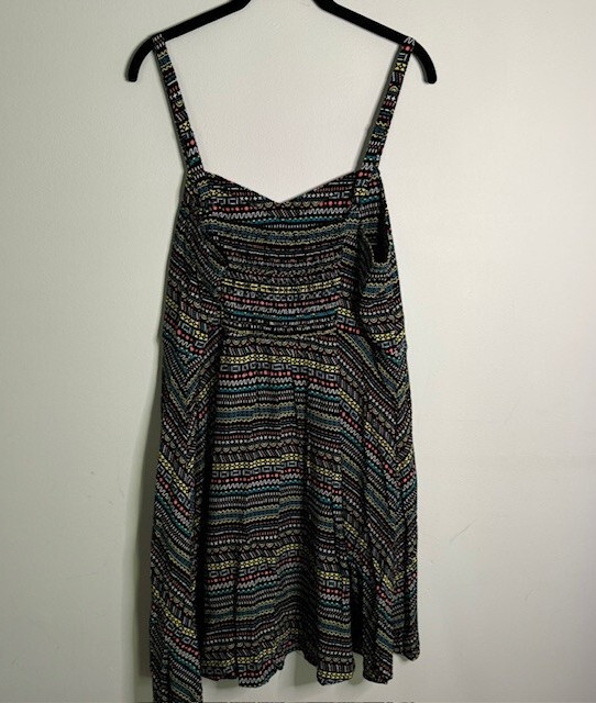 Torrid Colorful Geometric Pattern Sleeveless Mini… - image 4
