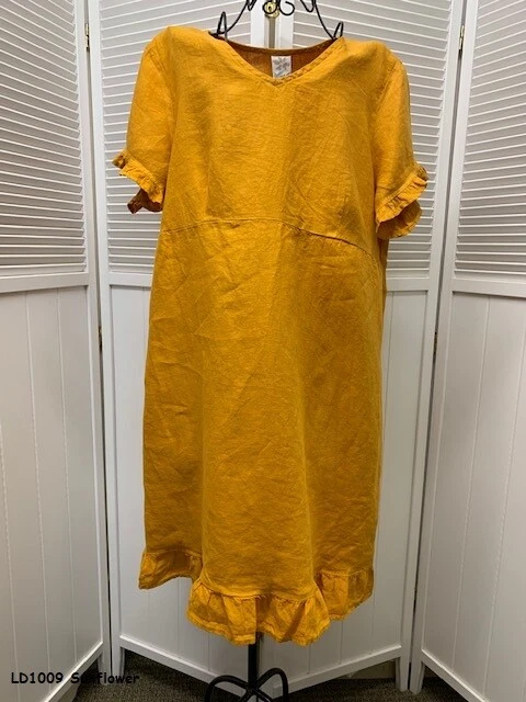 Match point linen dress sales