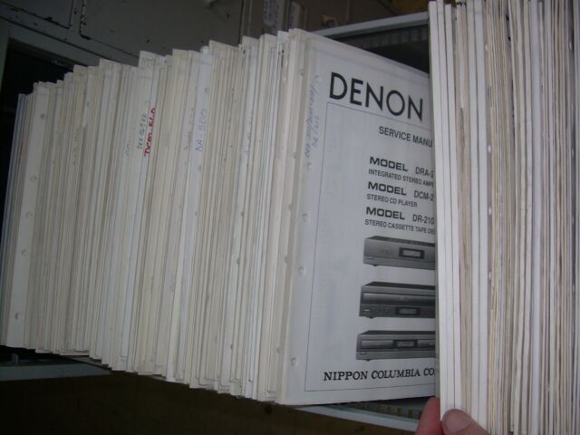 Denon Original Service Manual for DCD-620 AV6741 Denon Original Service Manual for DCD-620 AV6741