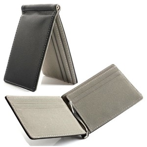 Portafoglio Uomo Slim In Pelle Con Molla Ferma Banconote Carte Di Credito Ebay