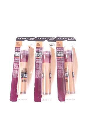 3x Maybelline 144 Caramel instant Age Rewind Multi-Use Concealer 