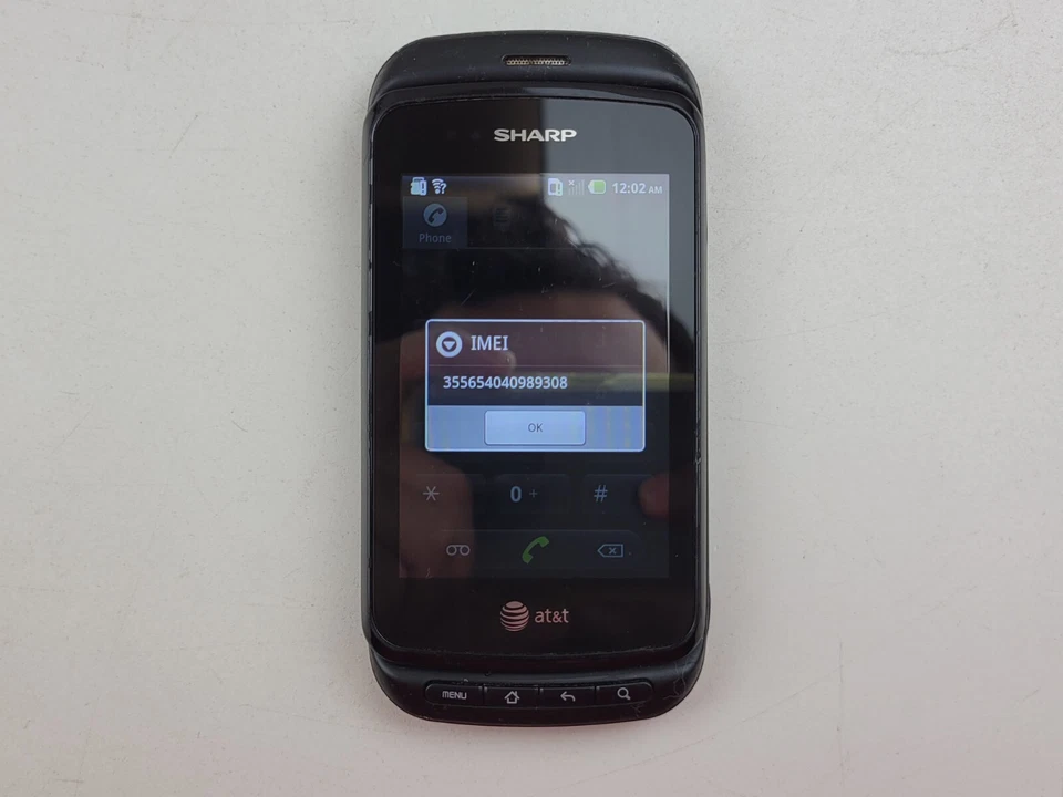 Sharp FX Plus (ADS1) 120MB - Black (AT&T) QWERTY Slider - *PLEASE READ* - J7632 - Image 2 of 4