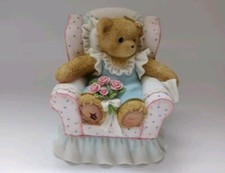 CHERISHED TEDDIES - MOM, YOU'RE TEA-RIFIC - CHAIR/OTTOMAN/TEA NIB
