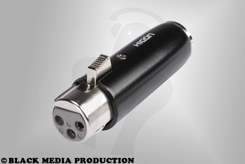 Adaptador de hardware HiCon HI-X3MX3-FM | Mini-XLR macho 3 polos - XLR 3 pol hembra *NUEVO*