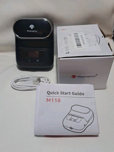 Phomemo M110 Przenośna mini termiczna maszyna do etykiet Bluetooth Mobilna drukarka Bezprzewodowa