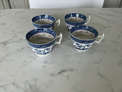 Vintage Stände echte alte Weide A8025 Set 4 Tassen