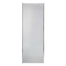Durastall 88.700 Pivot Shower Door, Obscured Tempered Glass, Aluminum/Silver