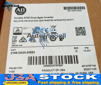NEW  2198-D020-ERS3 Kinetix 5700 Dual Axis Inverter