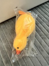 Toysmith Jumbo Stretchy Duck Tactile Squeeze Toy Yellow/Orange Age 4 MPN 10825
