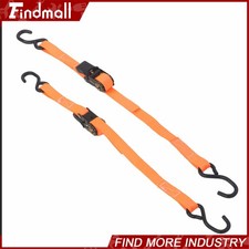 Findmall 2 Pack 1" x 4 FT 2400 LBS Ratchet Boat Trailer Transom Tie Down Straps