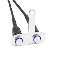 Stainless Steel LED Motorcycle Handle bar ON-Off Fog Light Headlight Switch A...