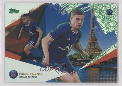 2021-22 Paris Saint-Germain Team Set Our City 58/99 Ismael Gharbi Rookie RC 0w77