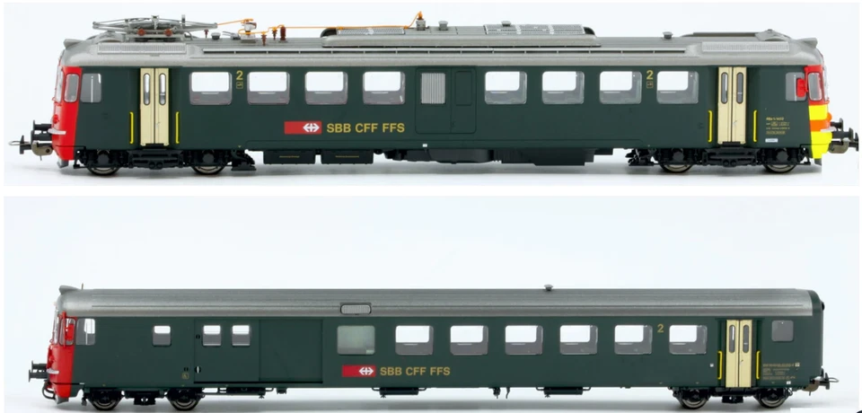 Piko HO DCC 96836 Rbe 4/4 Railcar & Cab Car SBB Seetal IV SOUND NIB - Image 3 of 3