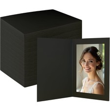 100 Pack Photo Folders 4x6 Paper Picture Frame Photo Frame Cards Cardboard Ph...