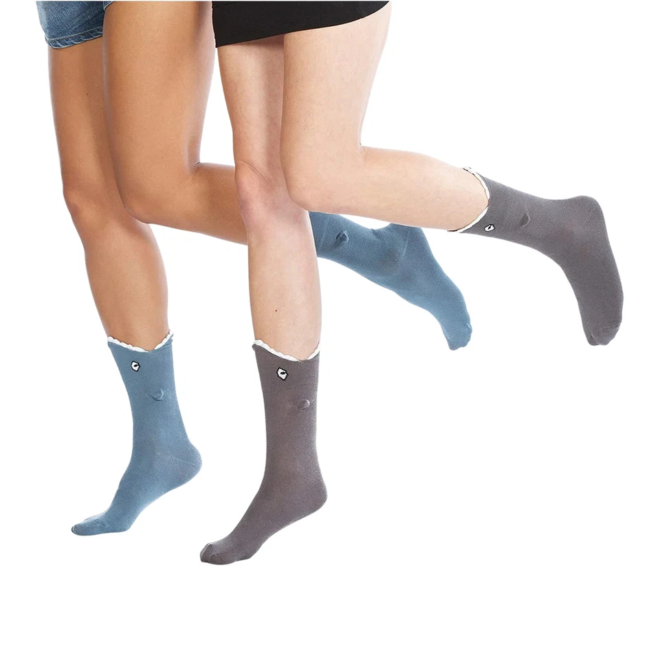 Calcetines Shark Bite 3D unisex novedad Foto 3 de 4