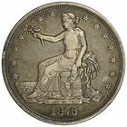 1876 TRADE DOLLAR ~ NICE ORIGINAL VF!