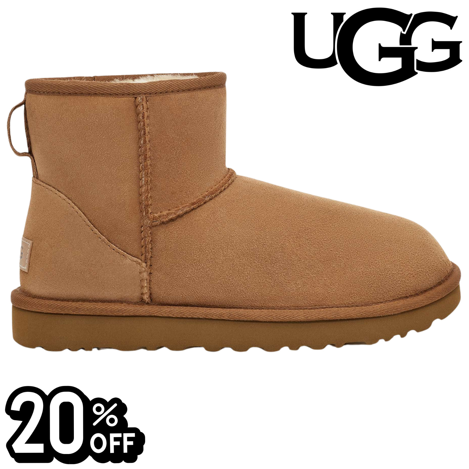 UGG Classic Mini II Nere Donna Uomo – Stivaletti Invernali in Pelle Scamosciata