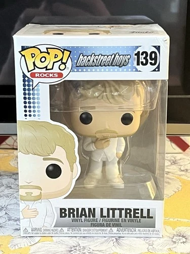 Funko Pop! Rocks Backstreet Boys Brian Littrell #139 Vinyl Figure See Photos