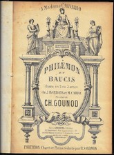 Partition - PHILÉMON et BAUCIS - CHARLES GOUNOD -