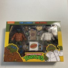 NECA Teenage Ninja Mutant Turtles Punk Leonardo and Punk Raphael Action Figures