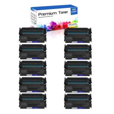10PK CF289X 89X NO Chip Toner For HP LaserJet M507n M507dn MFP M528dn M528f
