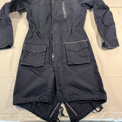 Nike Women s Black Leather Parka Rare Sample 406784-010 Size XS