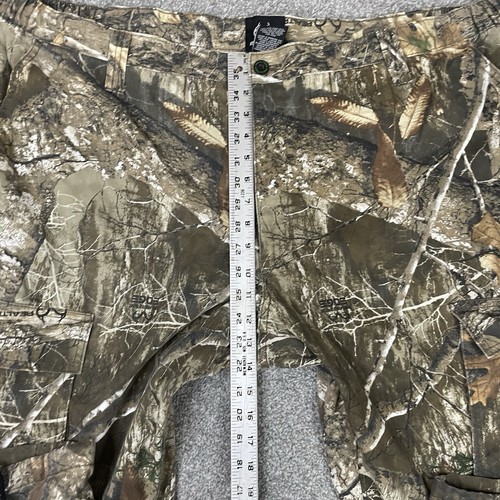 Realtree Mens Hunting Cargo Camo Pants Draw Cord Elastic Waist 3XL 48-50 Outdoor - Picture 5 of 11