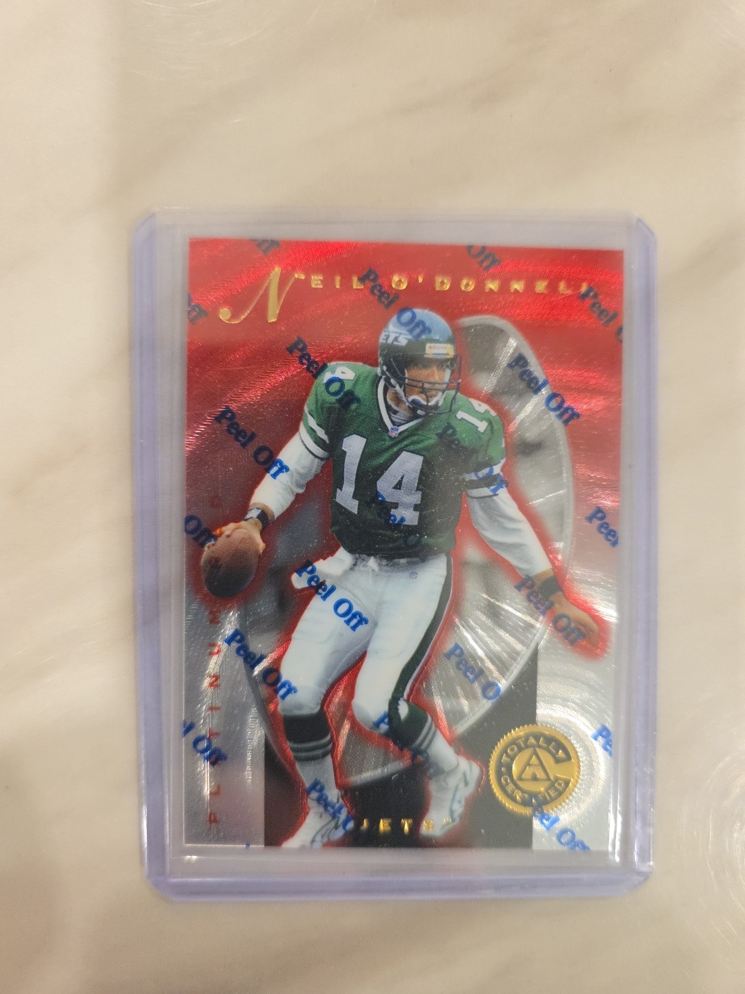 NEIL O'DONNELL 1997 PINNACLE TOTALLY CERTIFIED PLATINUM RED A /4999