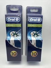 Oral-B Cross Action Electric Toothbrush Head Pack of 10 2 Packs