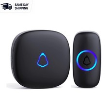 User-Friendly Wireless Doorbell, Adjustable V...