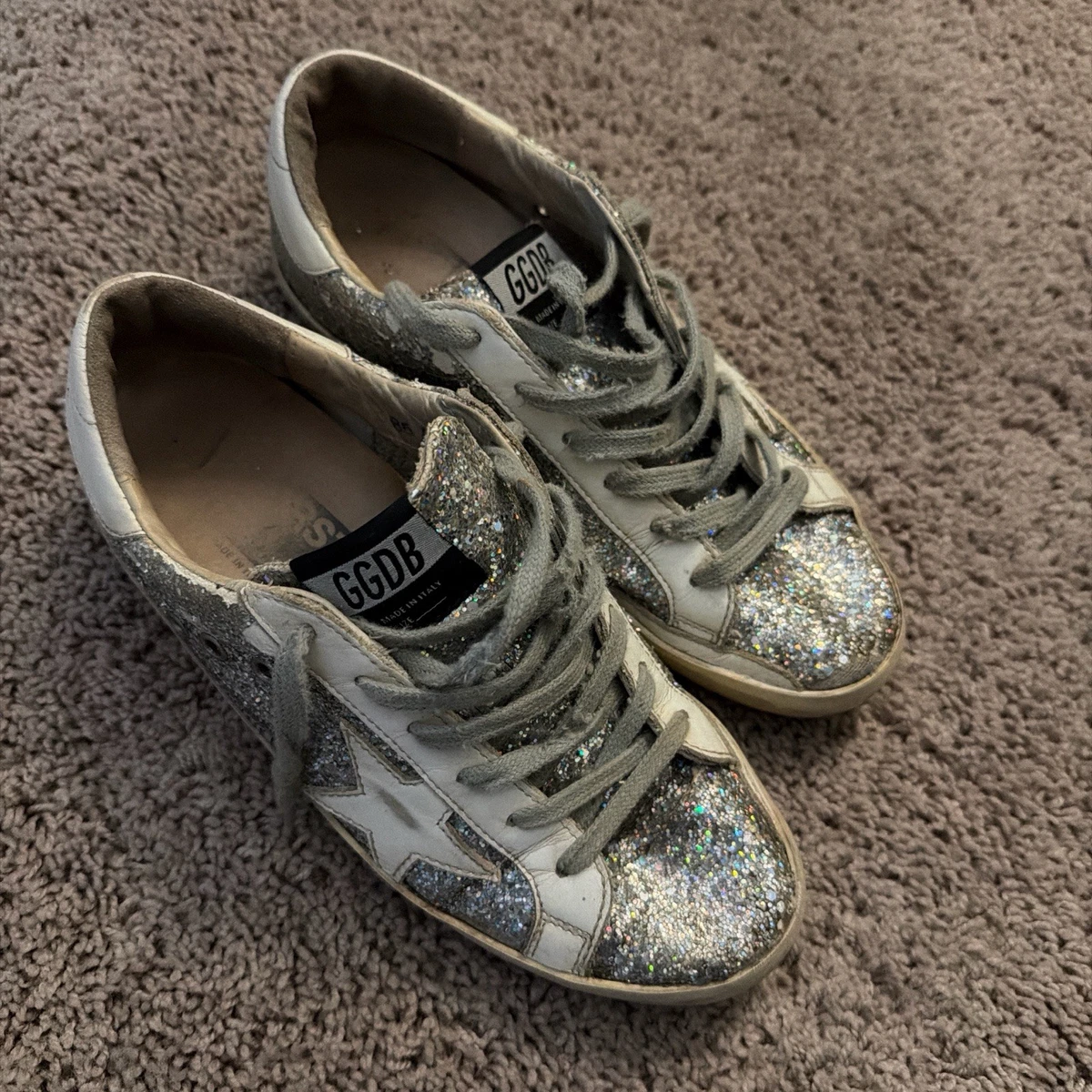 Golden Goose Glitter Low Top Athletic Shoes for Women for sale | eBay