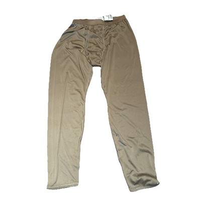 Milliken Drawers Light Weight Cold Weather Pants Mens Medium Regular Brown USA