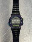 Rare TIMEX 1st generation Ironman Triathlon Watch purple/neon green. Vintage