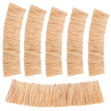 6 Pcs Miniature Craft Straw Roof Thatch 20 X 5 cm Thatched Roofing Material