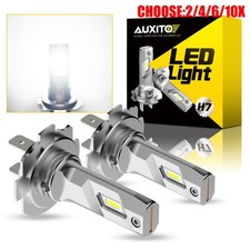 2-20X H7 LED Headlight Bulb Kit High Low Beam 30000LM Super Bright 6500K White