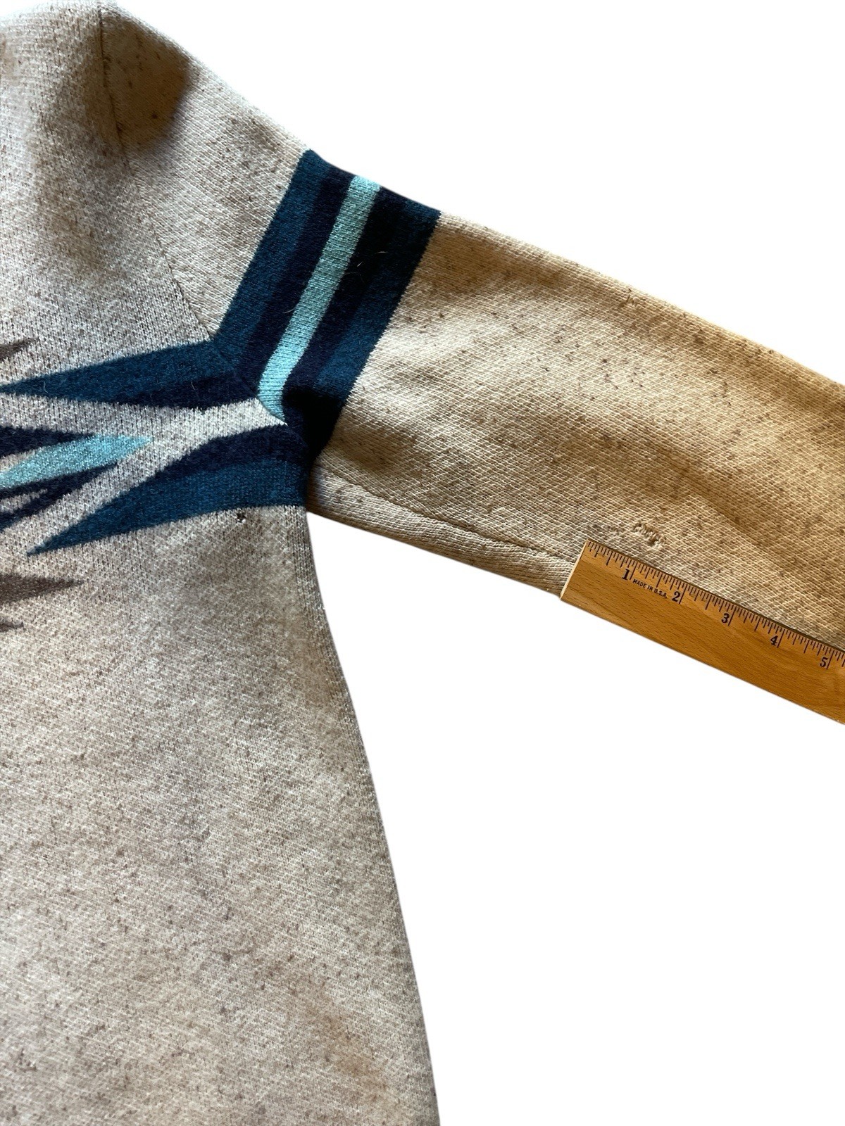 Pendleton women’s Wool Pullover Sweaters Gray Bei… - image 13