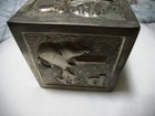 Peanuts Snoopy Square penny bank silverplated — photo 4