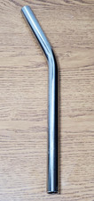 Steel Layback Seatpost 22.2 x 400mm Chrome No Support Bicycle Seat Post