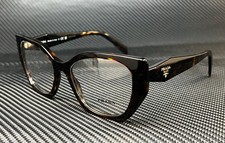 PRADA PR 18WV 2AU1O1 Brown Havana Women's 52 mm Eyeglasses