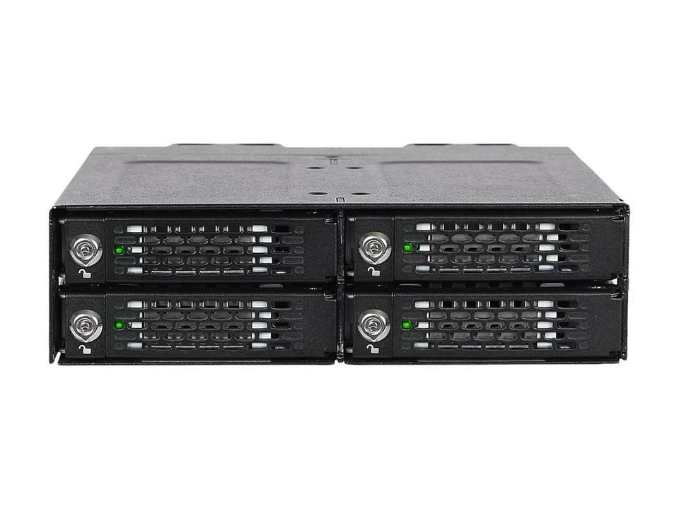 ICY DOCK ToughArmor MB720M2K-B Full Metal 4 Bay M.2 NVMe SSD Mobile Rack for - Image 2 of 4