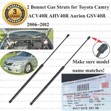 2 Front Bonnet Gas Struts for Toyota Camry ACV40R AHV40R Aurion GSV40R 2006~2012