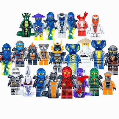24x Ninjago Figuren Kai Jay Wu Kompatibel Spielzeug Kinder Geschenk DE