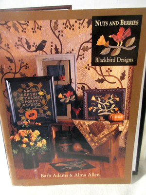 HTF Blackbird Designs NUTS & BERRIES Quilt/Wool Applique Booklet 15 Designs