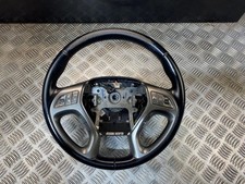 13-15 HYUNDAI IX35 MK1 MULTIFUNCTION LEATHER STEERING WHEEL  (SCRATCHED)