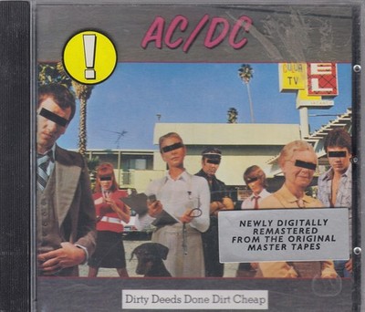 AC/DC ''Dirty Deeds Done Dirt Cheap'' CD-Album