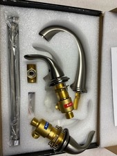 Sumerain S2142NS-HD Double Handle Brushed Nickel Roman Tub Faucet, Corrosion Res