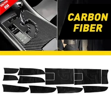 Carbon Fiber Gear Shift Box Panel Cover Trim For LEXUS IS250 300 350 2006-2012