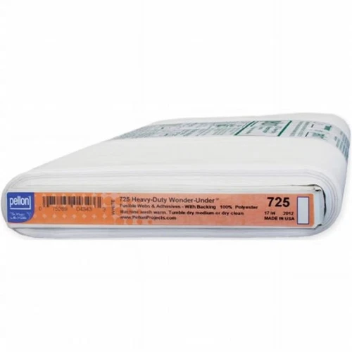Pellon 725 Fusible Web Fabric. Clear. 17" x 25 Yards by the Bolt - product listing photo