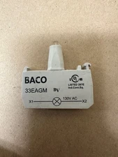 BACO 33EAGM Green Lamp for Illuminated Push Buttons